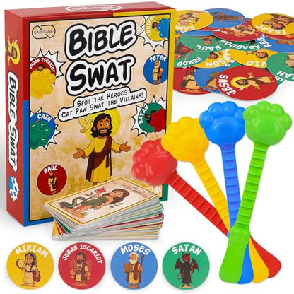 Garybank Bible Swat Games for Kids, Learn 56 Classic Bible Characters