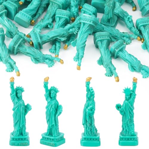 Geelin 50 Pcs Mini Statue of Liberty Figurine Resin Small Statue of Liberty - style: Statue of Liberty