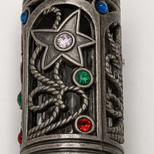 Anointing Oil Bottle Keychain - color: Pewter