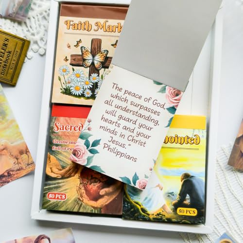 200 Sheets Christian Inspirational Bible Scripture Sticker Book - style: 4 Christianity