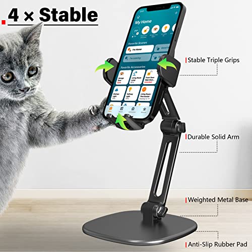 APPS2Car Phone Stand for Desk, Adjustable Cell Phone Holder for Office