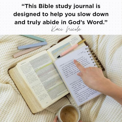 Mr. Pen- Abide SOAP Bible Study Journal, A5, Hardcover Journal with 136 Pages