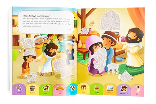 Life of Jesus: Sparkly Sticker Book