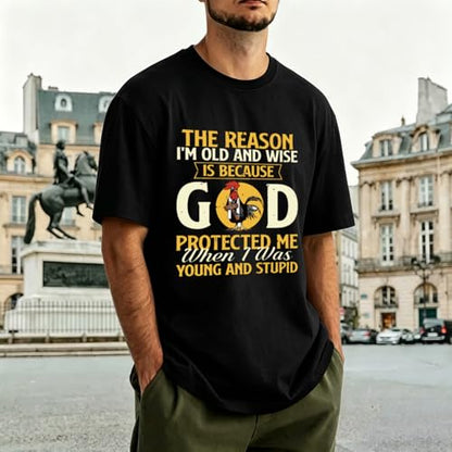 Christian Shirts for Men Jesus God Shirt Religious Bible Verse Tshirts Inspirational Faith Tee Graphic Funny Tees - color: Black, size: XX-Large
