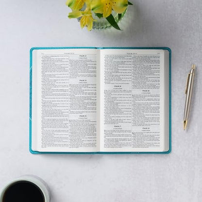 KJV Holy Bible, Gift Edition for Girls/Teens King James Version, Faux Leather Flexible Cover, Teal Butterfly (KJV Gift Editions)