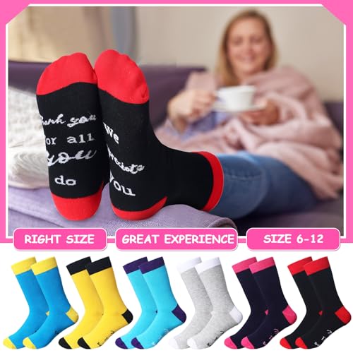 Xtinmee Housekeeping Week Appreciation Socks Gifts Bulk - color: Classic Colors