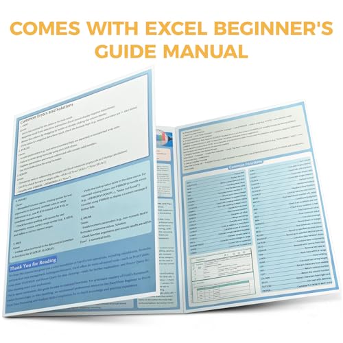 iCasso Excell Cheat Sheet Desk Mat, Excel Mouse Pad Shortcuts - color: Beige
