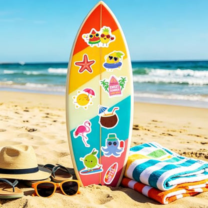 300Pcs Summer Stickers for Kids, Hawaiian Beach Stickers, Tropical Stickers - style: 300Pcs Summer Stickers