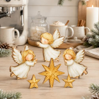 Christmas Decorations Indoor, Christmas Angel Star Nativity Home Decor