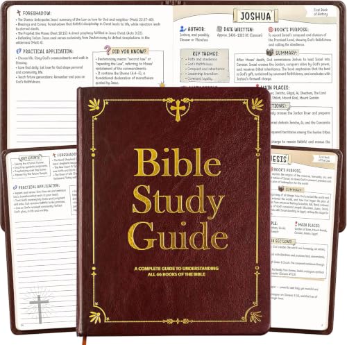 Bible Study Guide for Men & Women, Book-by-Book Overview of All 66 Books