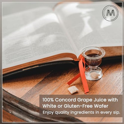Miracle Meal Prefilled Chalice Communion Cups & Wafer Set, Box of 100ct - size: Box of 100 Chalice