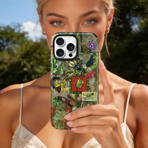 Kairos for iPhone 13 & iPhone 14 Case - Military Protection Beetle Nature - color: beetle, size: iPhone 13 / iPhone 14(6.1",2021/2022)