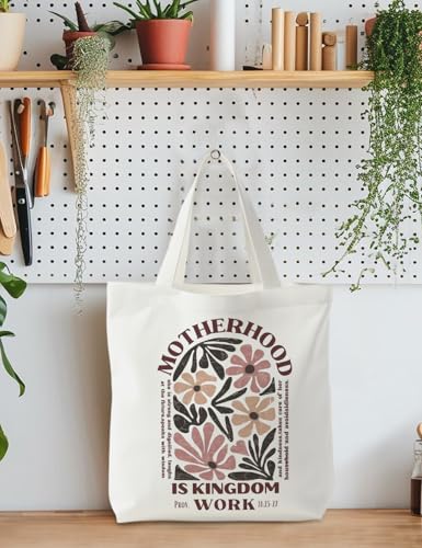 Bible Bags for Women, Christian Tote Bag, Gifts for Christian Women - color: Motherhood