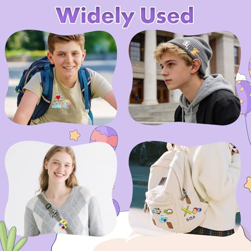 Cute Pins Bulk, Funny Lapel Badge Pins Rubber Brooch Pins for Backpacks, Hats, Bags - style: Math-24PCS