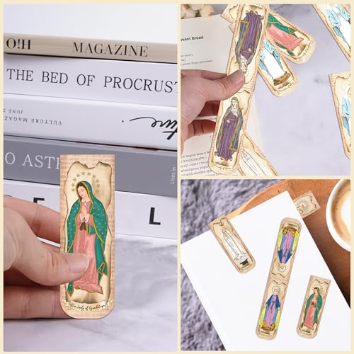 Virgin Mary Magnetic Bookmarks, Catholic Book Marks for Bible Study - style: Virgin Mary