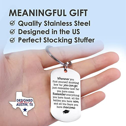 Rosa Vila Keychains For Women & Men, Gifts For Mom, Bonus Mom, Aunt, Sister, Dad, Grandma, Nurse, Teens, Coach, Teacher Pilot - style: Graduation Keychain
