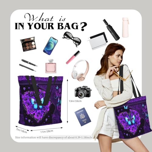 Christian Gifts Reusable Shopping Tote Bag Zippered Inspirational Tote Bags for Women Bible Verse Shoulder Bag - color: Be Strong
