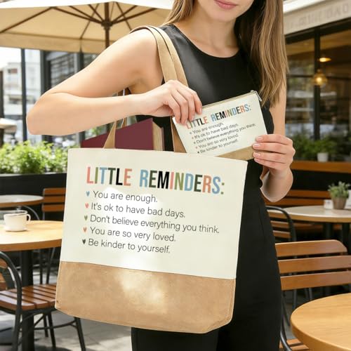 FriendsTote Bag, Funny gift Friend Tote bag, Best friend Makeup Bag, for Women Men Best Friends Birthday Gift - color: Littlereminders 0156