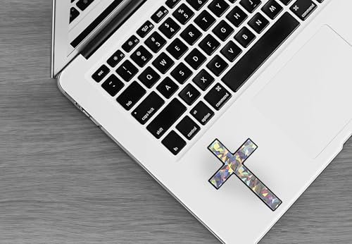 Elektroplate Christian Cross Premium Reflective Car Decal 3.25" - color: Cross Reflective
