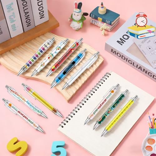 30 Pcs Teacher Pens Bulk Teacher Appreciation Gifts Ballpoint Pen Best Pens for Teachers Retractable Black Ink Writing Pen for Women School Coworker Staff Office Supplies - style: Teacher