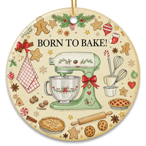 ZAGKOO Baking Ornaments for Christmas Tree - Baking Gifts for Women - color: Baking