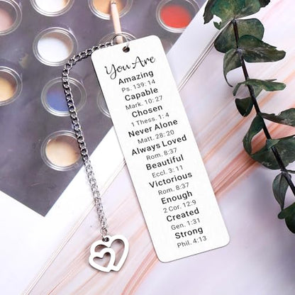 Daughter Gifts from Mom Dad, Inspirational Bookmarks for Girls Book Lovers