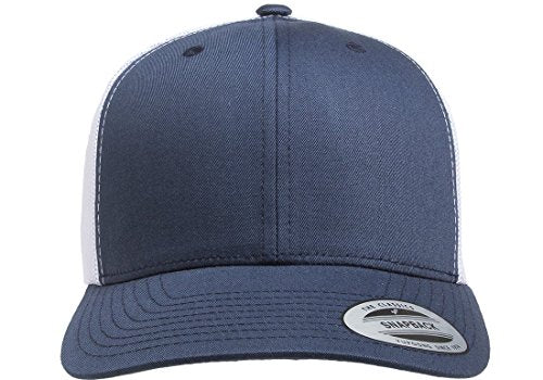 Yupoong Yp Classics Retro Trucker Cap - color: Navy/White, size: One Size, style: Single