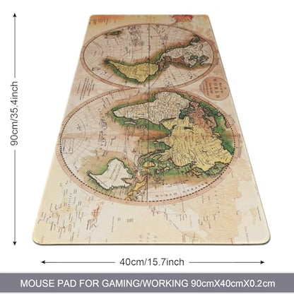 Professional Gaming Mouse Pad XXL & Computer Large Mouse Pad Table Mat(35.4x15.7x0.1IN, Ball) - color: Ball, size: 35.4L x 15.7W inches