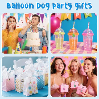 Cute Keychain Bulk,Cute Key Chain for Car Keys Purse Bag Rewards - color: Balloon Dog-30