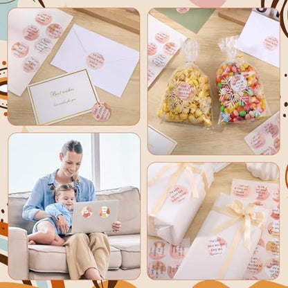 600 Pcs Boho Christian Stickers 24 Styles Bible Verse Scripture Stickers - style: Bohemian