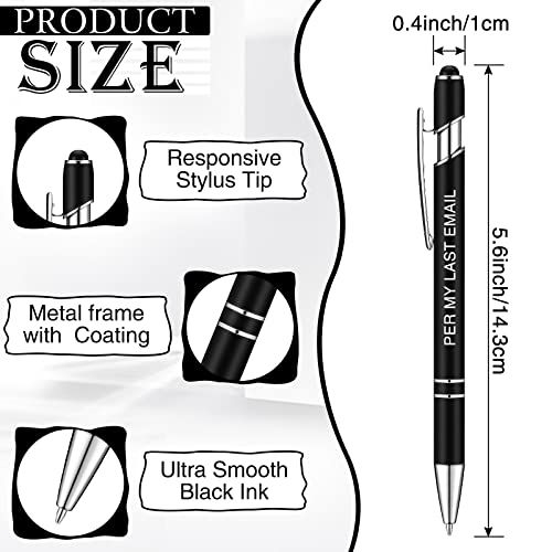 Zonon 12 Pcs Inspirational Pens, Motivational Ballpoint Pen Gifts for Women - color: Black, style: Negative Style