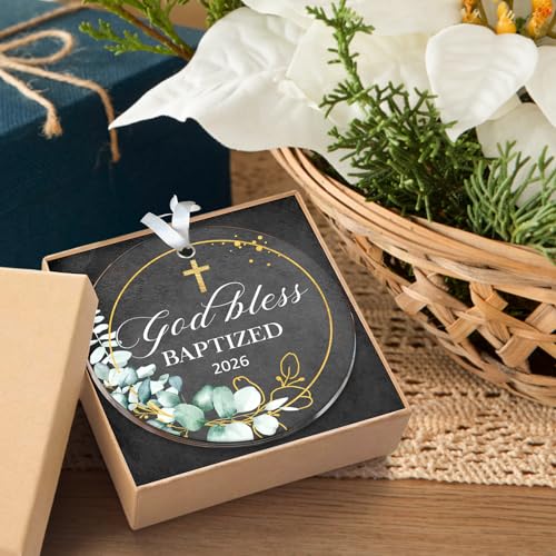 HEXMOZ Baptism Gifts for Boys, Girls, Women, Men, Adults - color: Baptized 2026