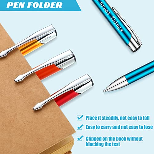 Zonon 10 Pcs Bible Verse Pens, Inspirational Christian Scripture Ballpoint Pens, Smooth Writing, Black Ink, No Bleed Through, Religious Motivational Gifts for Women Men Church Journaling Christians