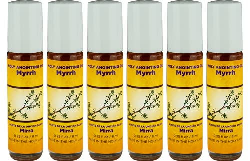 Logos Trading Post Myrrh Anointing Oil Roll On Bottles, 6 Pcs - color: Myrrh