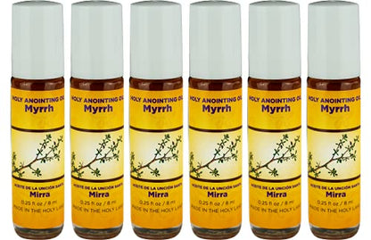 Logos Trading Post Myrrh Anointing Oil Roll On Bottles, 6 Pcs - color: Myrrh