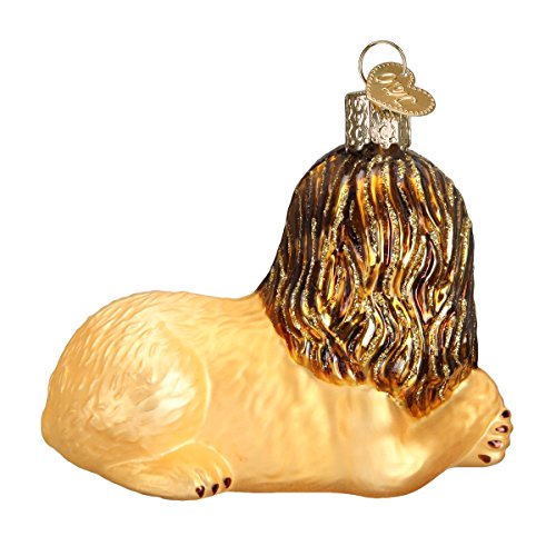 Old World Christmas Spiritual Gifts Lion and Lamb Glass Blown Ornament for Christmas Tree, Handcrafted Holiday Decoration, Religion Collection - style: Lion Lamb