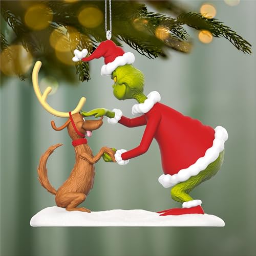 Hallmark Keepsake Dr. Seuss Grinch Ornament (All I Need is a Reindeer...) - style: 2026 All I Need is a Reindeer