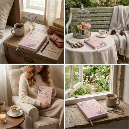 One Minute with God for Women: 2026 Daily Devotional & Prayer Journal - 365 Days Scripture, Reflection & Gratitude with Bible Verses - Christian Gifts for Women, Pink Hardcover