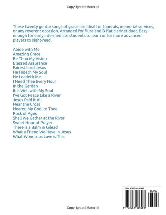 20 Peaceful Hymns for Flute and Clarinet Duet