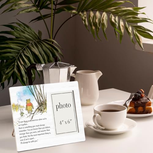 Pooh Bear Quote Picture Frame, Classic Pooh Bear Nursery Gifts - color: If