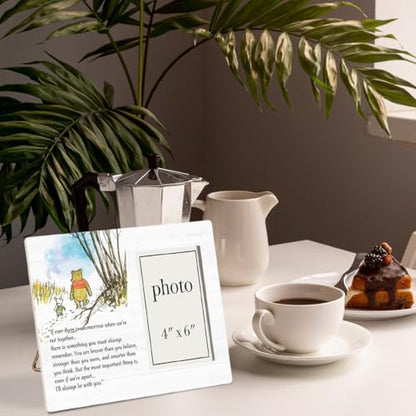 Pooh Bear Quote Picture Frame, Classic Pooh Bear Nursery Gifts - color: If