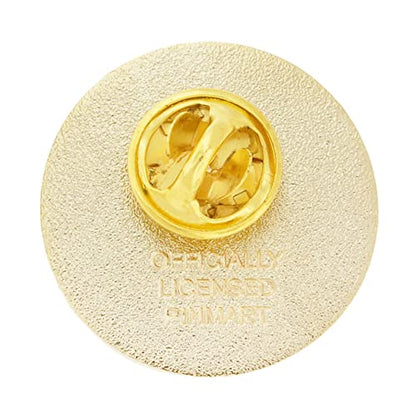 PinMart Officially Licensed U.S.M.C. Lapel Pin - Gold Color Plated Enamel - color: Veteran Gold Plated, size: 10 Pack