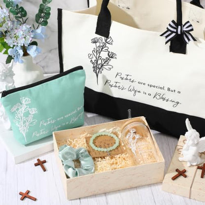 7 Pcs Pastor's Wife Appreciation Gifts Christian Set,Sage Green - color: Sage Green
