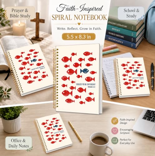 Bible Journal for Women, Christian Prayer Journal Notebook Gifts - color: Bible Verse Prayer Notebooks-white