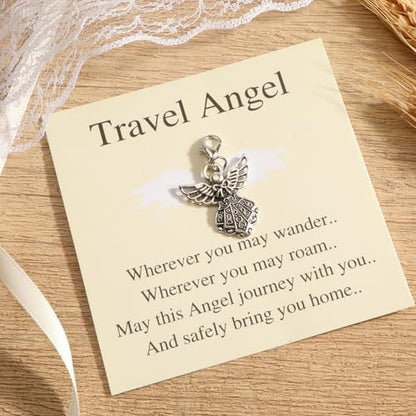 Angel Keychain for Women Your Guardian Angel Keycharm A Beautiful Reminder of Protection and Love to Carry With You