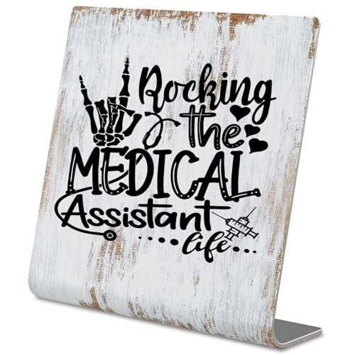 TRCENDE Appreciation Thank You For Medical Assistant,Orthopedic Doctor Gifts,Graduation Gift For Medical Assistant,New Beginnings Gift For Her, Home Office Metal Sign Plaque XLk227 - style: Medical Assistant