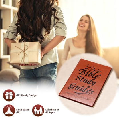 66 Pages Bible Study Guides for Women Year-Long Devotional Journal with Daily Scripture Reflections Complete Faith Growth Supplies, Comprehensive Full Year Spiritual Plan, Ideal Christian Gift for Ladies Spiritual Devotion
