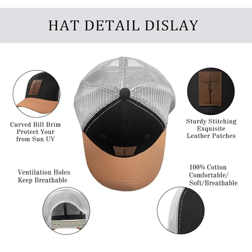 Christian Hats for Men & WomenJesus Cross HatChristianReligious GiftsforVarious Festivals&BirthdaysFaith Baseball/Trucker Cap - color: Orange Faith