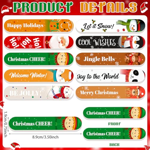 50 Pack Christmas Mini Nail Files Gifts Bulk Christmas Emery Boards - style: Animals