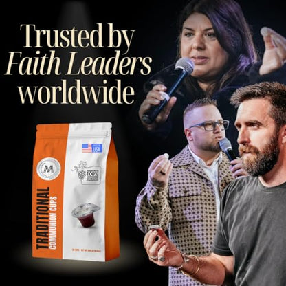 Miracle Meal Prefilled Communion Cup & Wafer Set, Travel Pack of 50-Cups - size: 50 Count